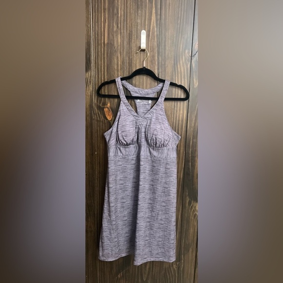 Gray Athletic Racer Dress-Size:Large - Picture 4 of 7